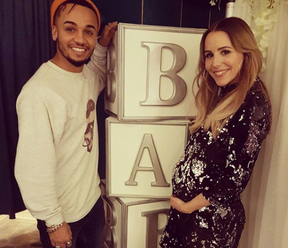 Aston Merrygold and his fiancee Sarah are expecting their second child together