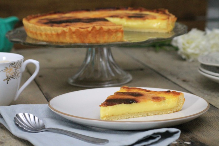 Crème brûlée tart