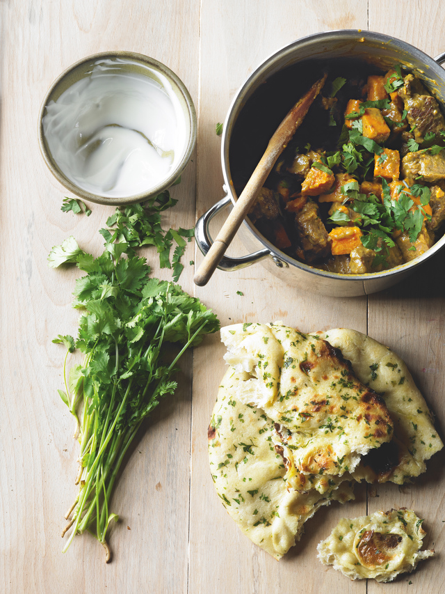 Lamb and sweet potato curry