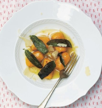 Pumpkin gnocchi with sage brown butter