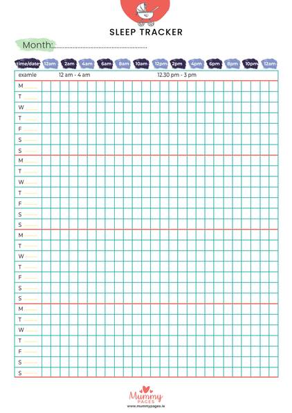 Sleep tracker | MummyPages.ie