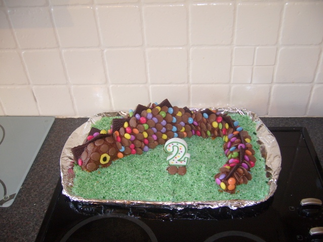 Chocosaurus cake 