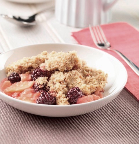 Flora Buttery fruity crumble