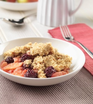 Flora Buttery fruity crumble