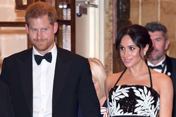 Meghan Markle shows off baby bump at her first Royal Variety Performance
