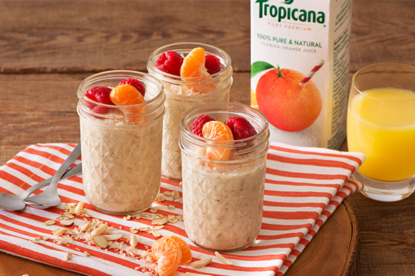 Orange and Coconut Overnight Oats