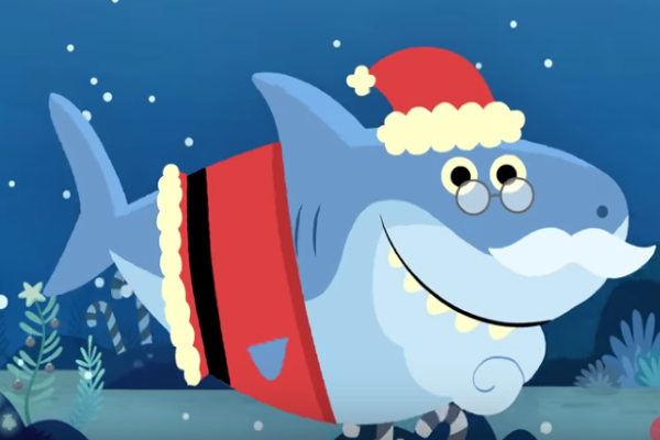 Theres a Christmas version of Baby Shark and your kids are going to LOVE it