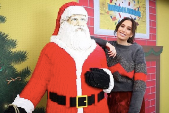 Stacey Solomon celebrates New Year with some family festive fun
