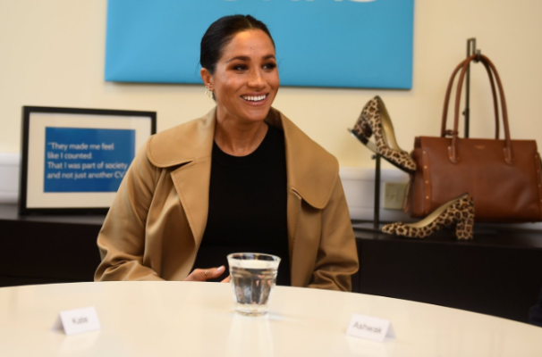 Meghan Markle shows off her growing baby bump at first royal engagement of 2019