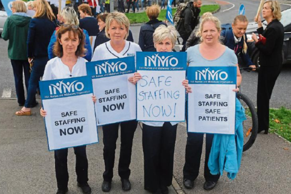 Majority of Irish people support nurses strike as 35,000 take industrial action