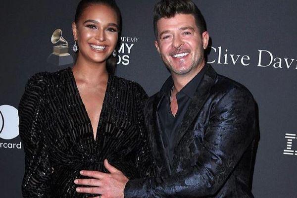 So in love: Robin Thicke and April Love Geary welcome their second daughter