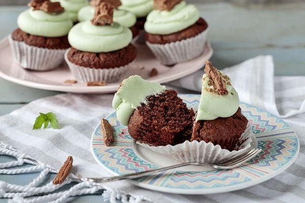 Simply scrumptious: You just have to bake these tasty mint chocolate cupcakes