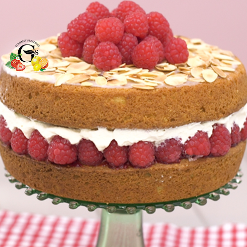 Bakewell layer cake