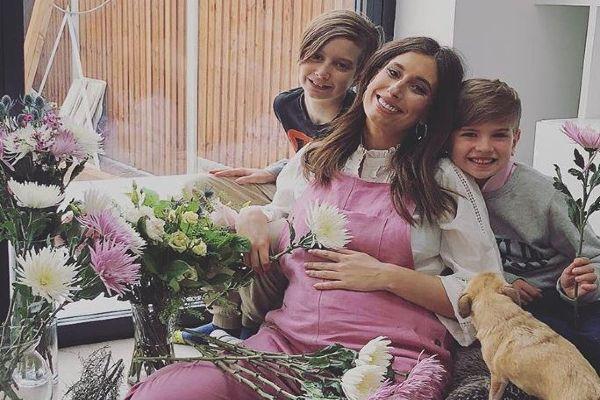 3 weeks old today: Stacey Solomon shares adorable snap of her three sons