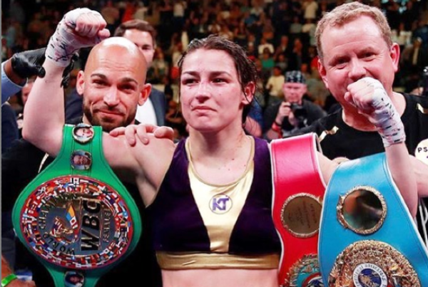 Watch: Katie Taylor receives heros welcome in Ireland after phenomenal win