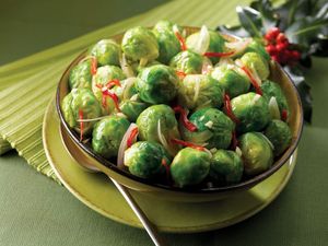Brussels sprouts with chilli and lemon
