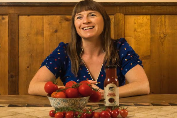This mum-of-three created Mama Bear Foods for a healthy ketchup option