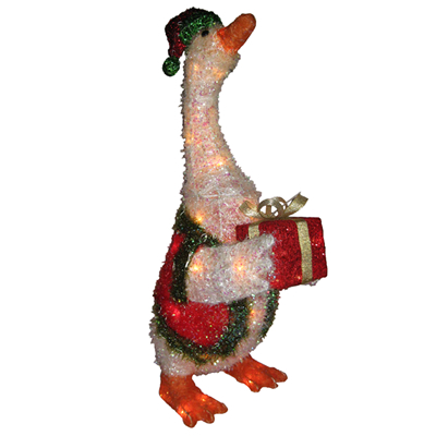 Red Goose Outdoor Tinsel Light