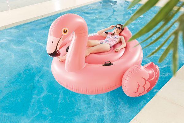 Aldi are selling a giant flamingo float and the kids will LOVE it