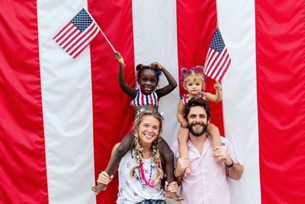 Baby joy for country singer Thomas Rhett and wife Lauren Akins 