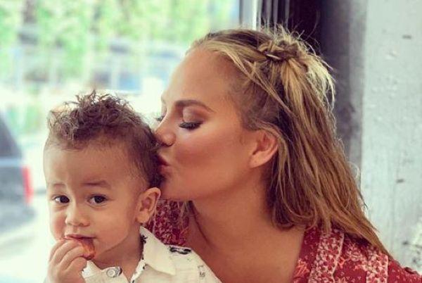 Chrissy Teigen is being mum-shamed over her latest video of son Miles