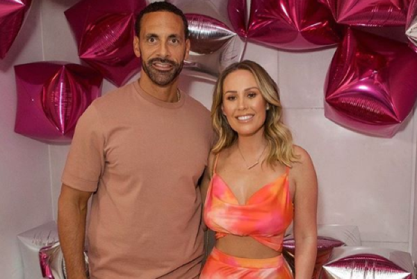 Mr and Mrs: Rio Ferdinand and Kate Wright share first photo from wedding