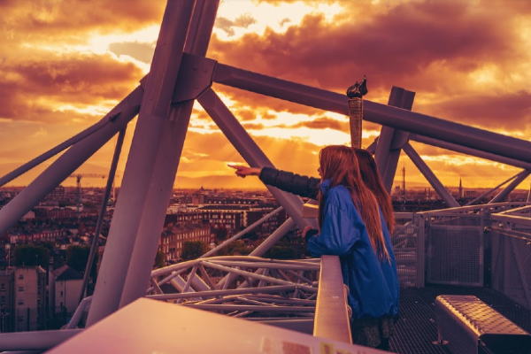 Get your heart beating with views of Dublin at Dusk from the roof of Croke Park