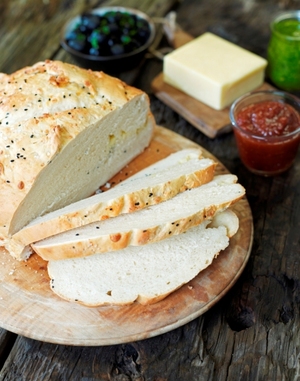 Cheese and onion seed bread 