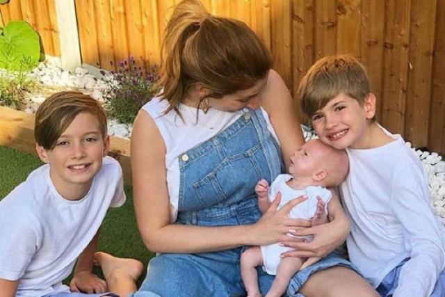 The nose scrunch! Stacey Solomon shares adorable new photo of son Rex