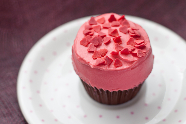 Valentine's day cupcakes