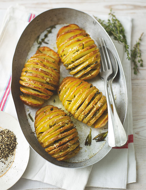 Hasselback tatties