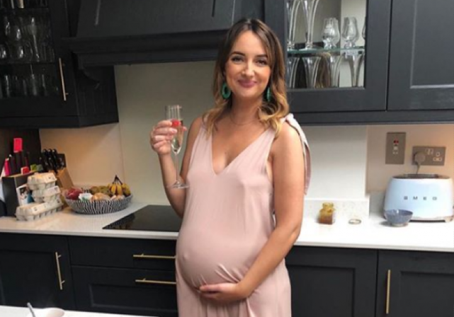 Its a boy! Caroline Foran welcomes her first child into the world 