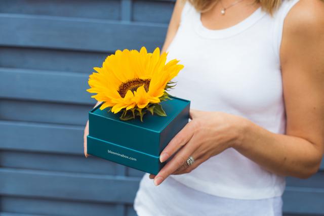 Hidden Hearing gifts sunflowers to brighten families lives