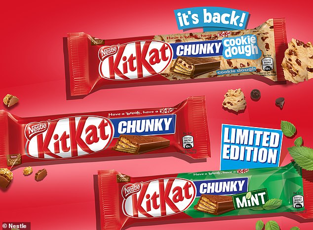 Have a break!  As KitKat returns Chunky favourites.