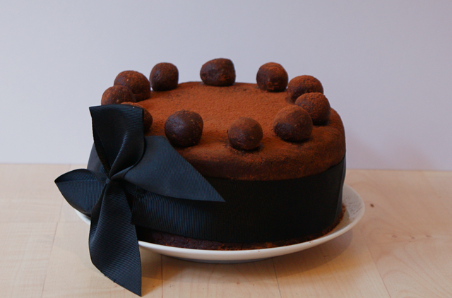 Chocolate simnel cake