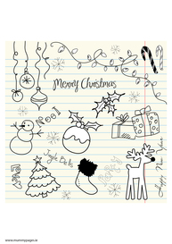 Christmas doodles