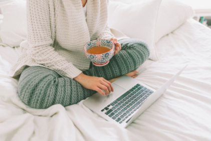 Do you work from your bed? Turns out it’s actually really good for you!