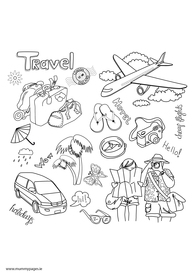 Travel doodles