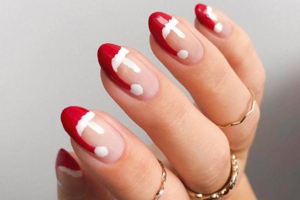 Nail Inspo! 12 Christmas nail designs sure to get you in the...