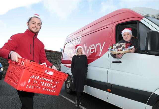 Alzheimer Society and Iceland deliver Christmas hampers across the country