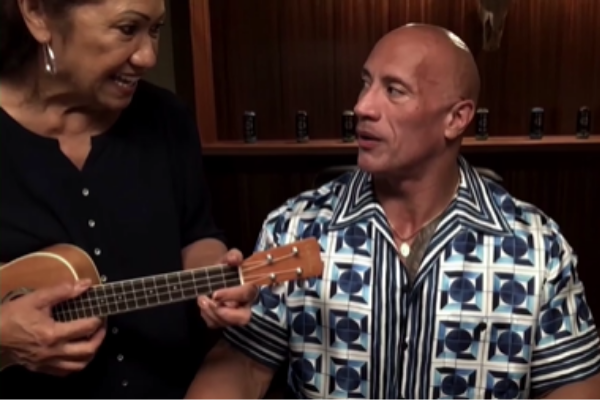 The Rock’s mom hilariously crashed his zoom interview to serenade Jimmy Fallon