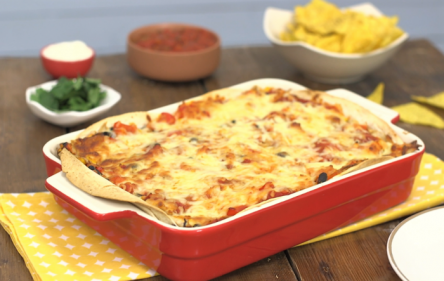 Family Favourite: This delicious Mexican chicken lasagne recipe is made in minutes