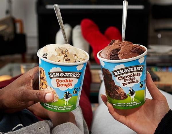 Just Eat is now delivering Ben & Jerry’s ice cream straight to your door!