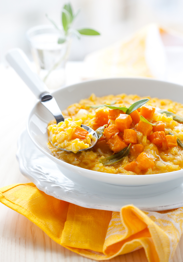 Butternut squash risotto