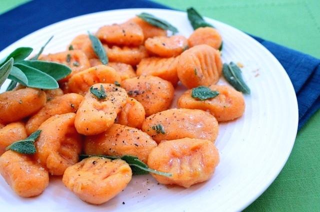 This sage-butter sweet potato gnocchi recipe is lunchtime heaven