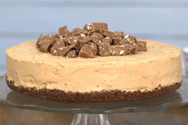 This decadent Toblerone cheesecake recipe is the perfect make-ahead dessert