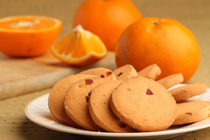 Orange biscuits