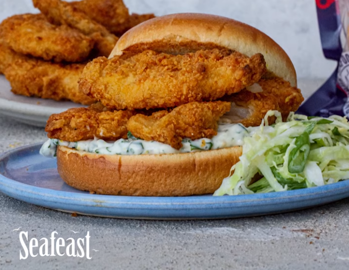 Seafeast Crispy Fish Goujon Sandwich