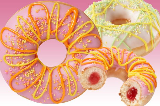 Krispy Kreme have crafted limited-edition zesty new Colours of Summer doughnuts!