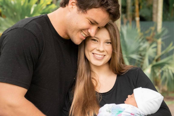 ‘The happiest little light in the world’: Bindi Irwin celebrates her 2-month-old baby girl